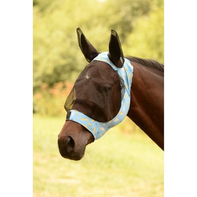 Weatherbeeta Fly Mask Stretch with Ears Seahorse