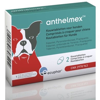 Anthelmex Hond <17,5kg Kauwtabletten