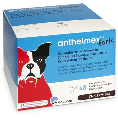 Anthelmex Forte Hond > 17,5kg Kauwtabletten