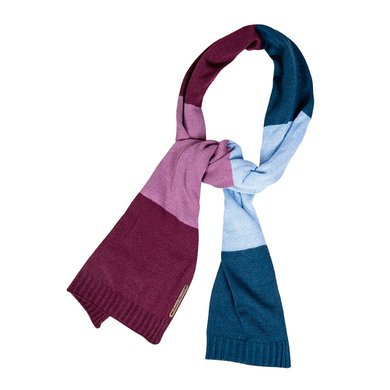 HKM Sjaal Morello Blauw/Rood One Size