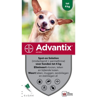 Advantix 40/200 Spot-On Hond <4kg