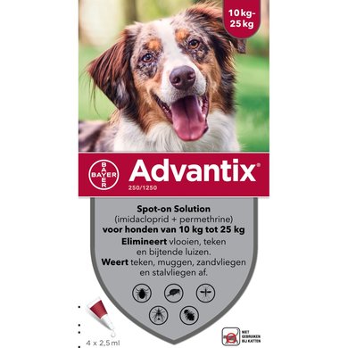 Advantix 250/1250 Spot-On Hond 10-25kg
