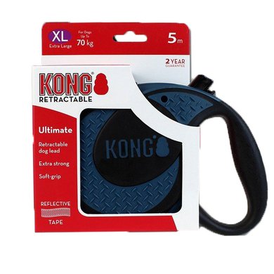 KONG Retractable Leash Ultimate 5m Blue Extra Large
