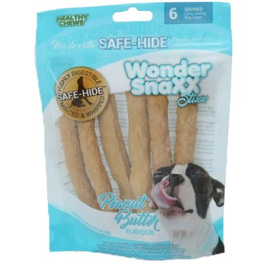 Healthy Chews Wonder Snaxx Stixx Pindakaas 6st