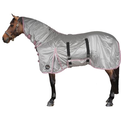 HKM Fly Rug  with a Hood Grey