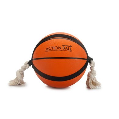 Beeztees Basketball Action avec Corde Orange dia Balle 24 cm