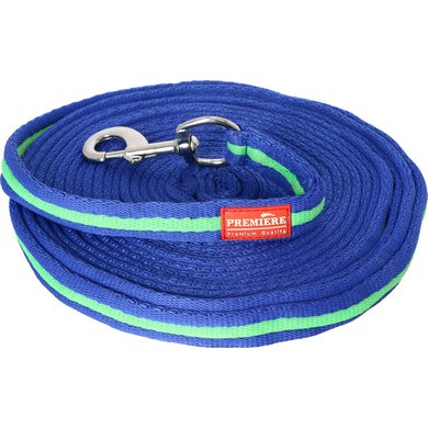 Premiere Lunging Side Rope Soft-grip Carabiner Blue/Green 8m