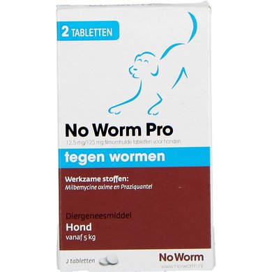 No Worm Pro Hond-M 2 tabl M