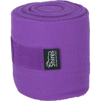 Shires Bandages Fleece Purple 15cm