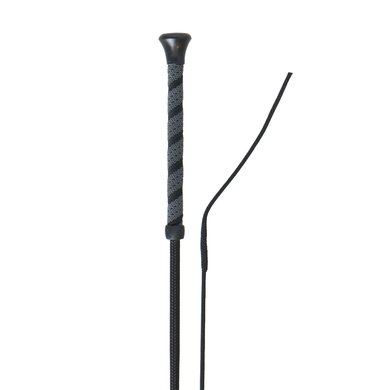 Shires Dressuurzweep Rubber Grip Black 100cm