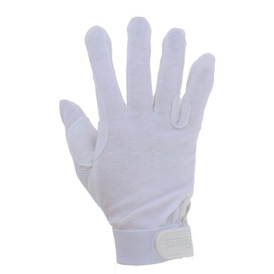 Shires Riding Gloves Newbury Adults White