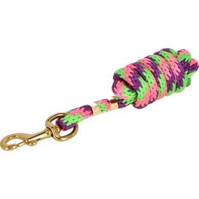 Shires Lead Rope Topaz Purple/Lime/Pink 1,8m