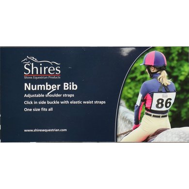 Shires Number Bib
