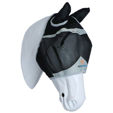 Shires Fly Mask Mesh with Ears Black