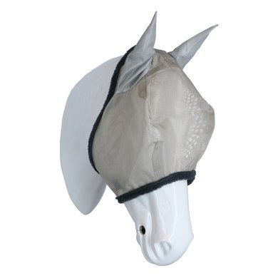 Silver/Dark Grey Horseware Fliegenmaske Amigo Fly Mask 