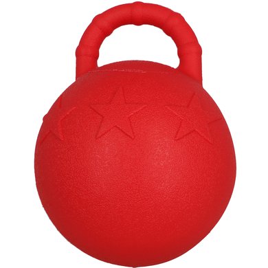 Hippotonic Balle pour Cheval avec Poignée Rouge 25cm