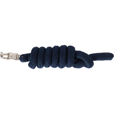 Kerbl Corde Coton avec Crochet Panique Bleu 2m