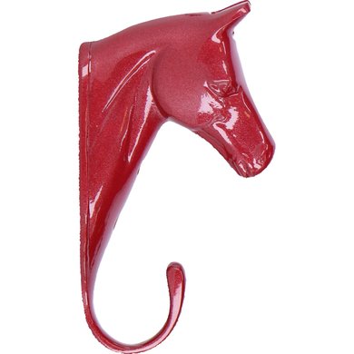 Agradi Bridle Holder Horse Head Red