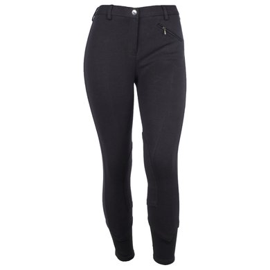 Saddlehugger by Shires Breeches Knee Patch Ladies Black 38