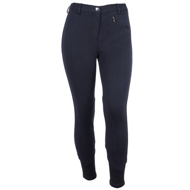 Saddlehugger by Shires Breeches Knee Patch Ladies Navy 32