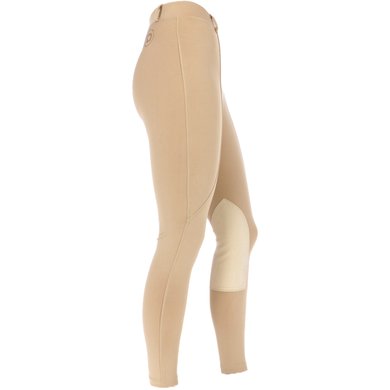 Dublin Ladies Performance Flex Knee Patch Riding Tights Beig