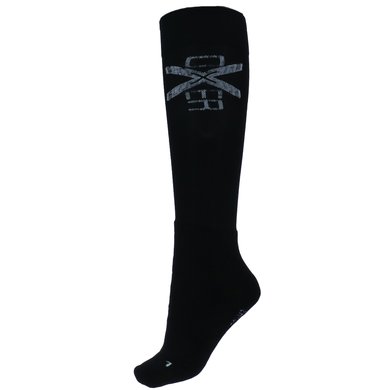 Oxer Socks Cushion Foot 2-pack Zwart