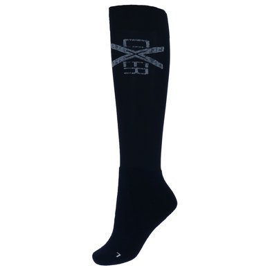 Oxer Socks Cushion Foot 2-pack Donkerblauw
