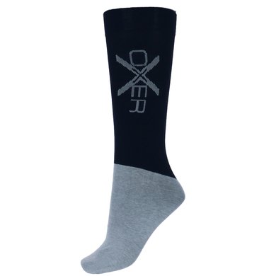 Oxer Socks Slim Foot 3-pack Donkerblauw