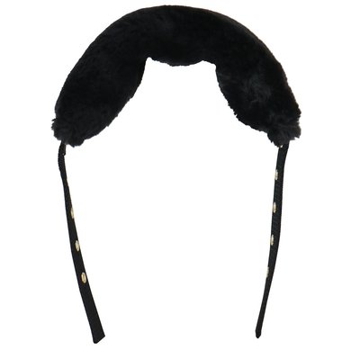 Kentucky Head Collar Sheepskin Neck Piece Black