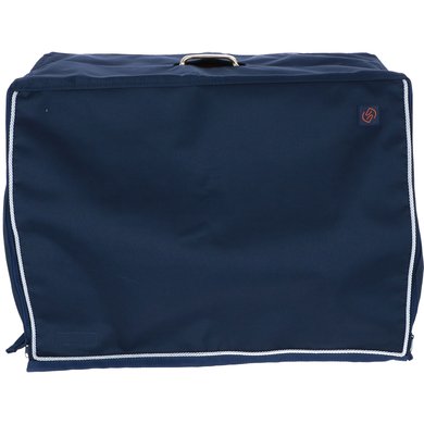 One Equestrian Grooming Box Cover Navy/Zilver