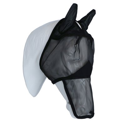 Horka Fly Mask with Ears and Nose Black