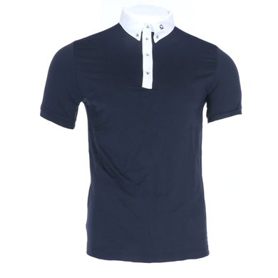 EQODE by Equiline Wedstrijdshirt Dolph Man S/S Blauw