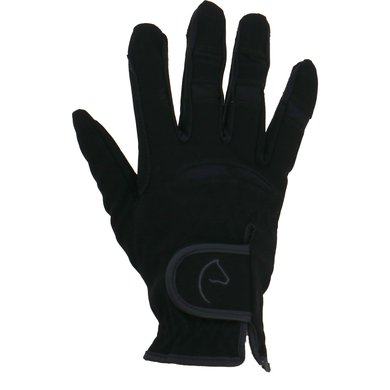 EQUITHÈME Riding Gloves Grip Black