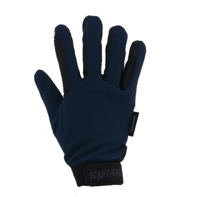 EQUITHÈME Riding Gloves Knit Navy XL