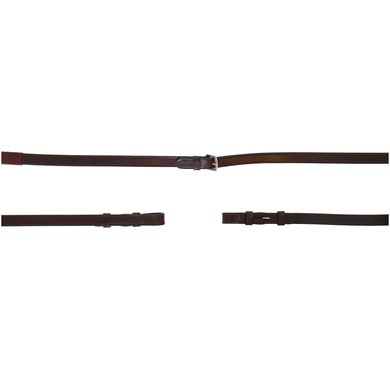 Equiline Reins Internal Rubber Brown One Size
