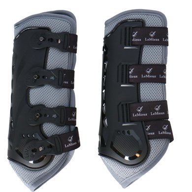 LeMieux Leg Protectors Snug Boots Ultramesh Grey
