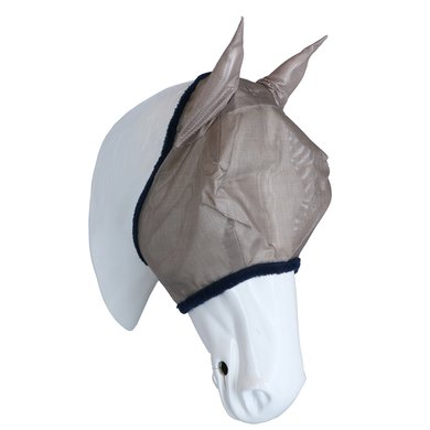 Amigo Flymask Oatmeal/Navy Pony