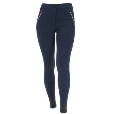 EQUITHÈME Breeches Kenya Silicon Knee Pads NavyBlue