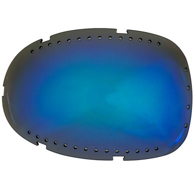 eQuick Brillenglazen for eVysor Blauw One Size