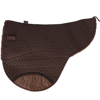 F.R.A. Saddle Pad De Luxe Extra for a Treeless Saddle Brown