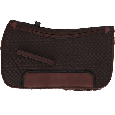 F.R.A. Westernpad De Luxe Extra Full Fur 3 Pockets with Inlays Brown