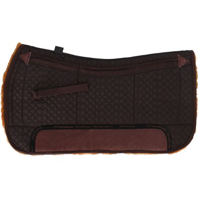 F.R.A. Westernpad De Luxe Extra Full Fur 3 Pockets with Inlays Brown/Cappuccino