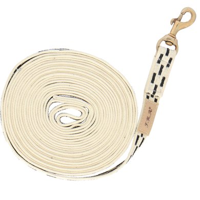 F.R.A. Lunging Side Rope Pardi Cotton Natural/Black 8,5m