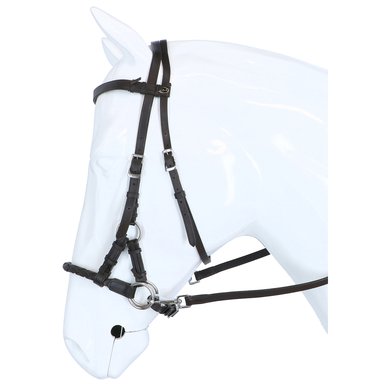 F.R.A. Bit-less Bridle Pariba Side Pull Leather Reins Brown