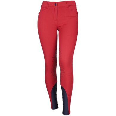 EQODE by Equiline Breeches Delma Knee Grip Cherry