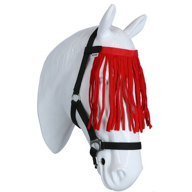 HB Fly Browband Little Sizes Red Shetland