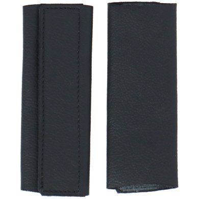 HB Showtime Stirrup Strap Covers Leather Black