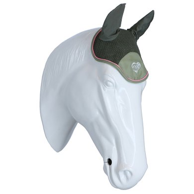HKM Ear Net Horse Spirit Graygreen