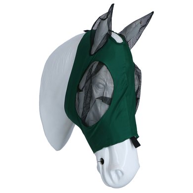 Weatherbeeta Fly Mask Deluxe Stretch Bug with Ears Hunter/Black