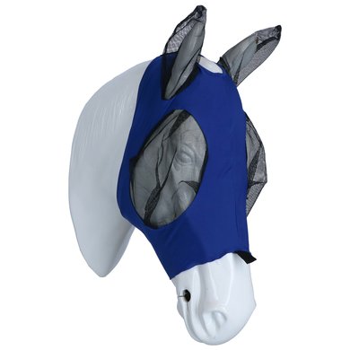 Weatherbeeta Fly Mask Deluxe Stretch Bug with Ears Royal Blue/Black